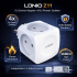 LDNIO Z11 Extender Power Socket 4 EU Outlets 16A 3680Watt - White
